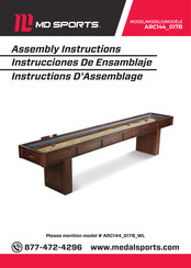 MD SPORTS ARC144 017B Instructions D'assemblage