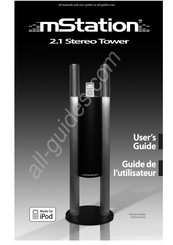 Mstation 2.1 Stereo Tower Guide De L'utilisateur