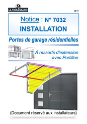 La Toulousaine Portillon 7032 Instructions D'installation