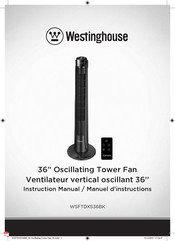 Westinghouse WSFTDXS36BK Manuel D'instructions