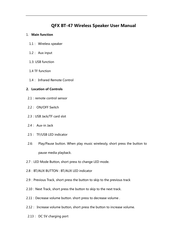 QFX BT-47 Manuel De L'utilisateur