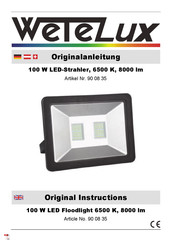 Wetelux 90 08 35 Instructions Originales