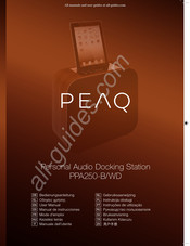 Peaq PPA250-B/WD Mode D'emploi