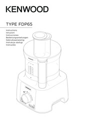 Kenwood Multipro Express FDP65.820SI Instructions