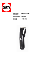 Remington HC5400 Mode D'emploi