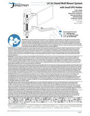 Ergotron LX Sit-Stand Manuel De L'utilisateur