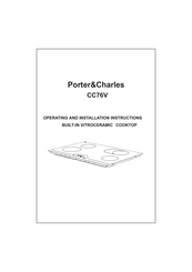 Porter&Charles CC76V Instructions D'utilisation Et D'installation