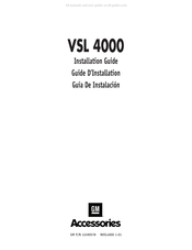 GM VSL 4000 Guide D'installation