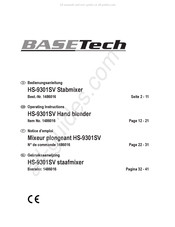 BASETech HS-9301SV Notice D'emploi