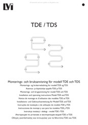 LVI TDS Notice De Montage Et D'utilisation