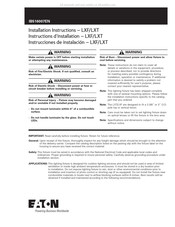 Eaton LXF Instructions D'installation