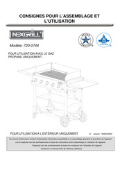 Nexgrill 720-0744 Consignes D'assemblage