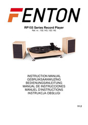 Fenton RP155 Serie Manuel D'instructions