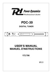 Power Dynamics 172.706 Manuel D'instructions