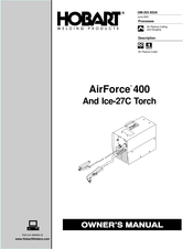 Hobart Welding Products AirForce 400 Mode D'emploi