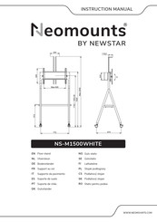 NewStar Neomounts NS-M1500WHITE Mode D'emploi