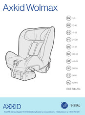 Axkid Mate ECE R44/04 Mode D'emploi