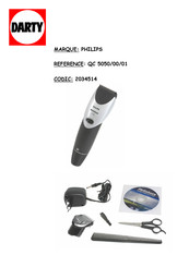 Philips QC5050/00 Mode D'emploi