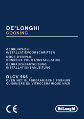 DeLonghi DLCV 965 Serie Mode D'emploi