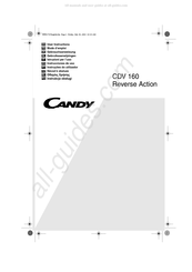 Candy CDV 160 Mode D'emploi
