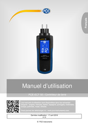 PCE Instruments PCE-ECT 50 Manuel D'utilisation