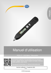 PCE Instruments PCE-VT 1100S Manuel D'utilisation