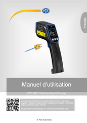 PCE Instruments PCE-780 Manuel D'utilisation