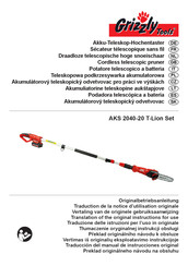 Grizzly Tools AKS 2040-20 T Traduction De La Notice D'utilisation Originale