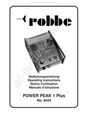 ROBBE POWER PEAK 1 Plus Notice D'utilisation