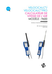 TSI VELOCICALC Manuel D'utilisation Et D'entretien