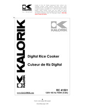 Kalorik RC 41501 Mode D'emploi