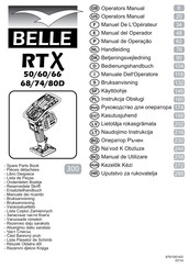 Belle RTX 60 Manuel De L'opérateur
