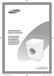 Samsung WF-J854V Instructions D'utilisation