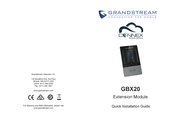 Grandstream CONNEX GBX20 Guide D'installation Rapide