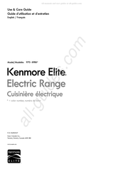 KENMORE ELITE 970-6986 Serie Guide D'utilisation Et D'entretien