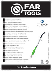 Far Tools DT 2000B Notice Originale