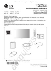 Lg 42LS75C Guide De Configuration Rapide