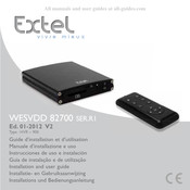 Extel WESVDD 82700 SER.R1 Guide D'installation Et D'utilisation