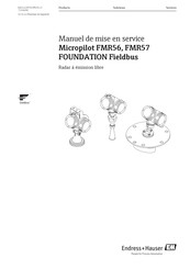 Endress+Hauser Micropilot FMR57 Manuel De Mise En Service