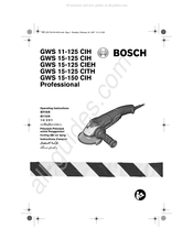 Bosch GWS 15-150 CIH Professional Instructions D'emploi