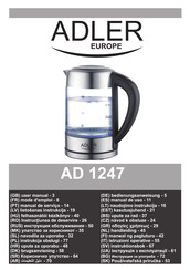 Adler europe AD 1247 Mode D'emploi