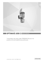 KROHNE OPTIWAVE 6500 C Manuel De Référence