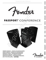 Fender PASSPORT Mode D'emploi