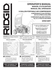 RIDGID GP80150RT Manuel D'utilisation