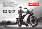 Derbi GPR 50 2009 Manuel D'instructions