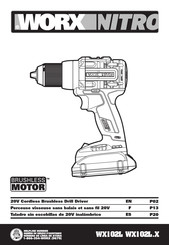 Worx Nitro WX102L Mode D'emploi