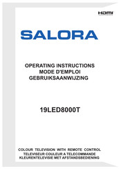 Salora 19LED8000T Mode D'emploi