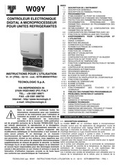 Tecnologic W09Y Instructions Pour L'utilisation