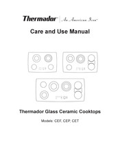 Thermador CEF Série Manuel D'entretien Et D'utilisation