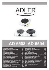 Adler europe AD 6504 Mode D'emploi
